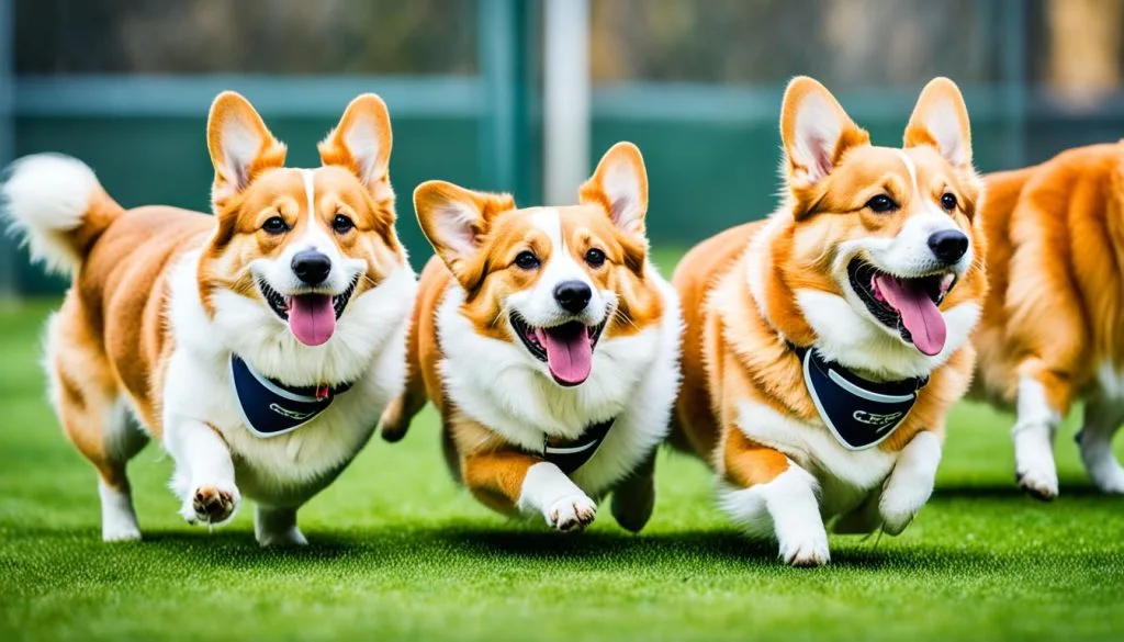 corgi socialization with other dogs