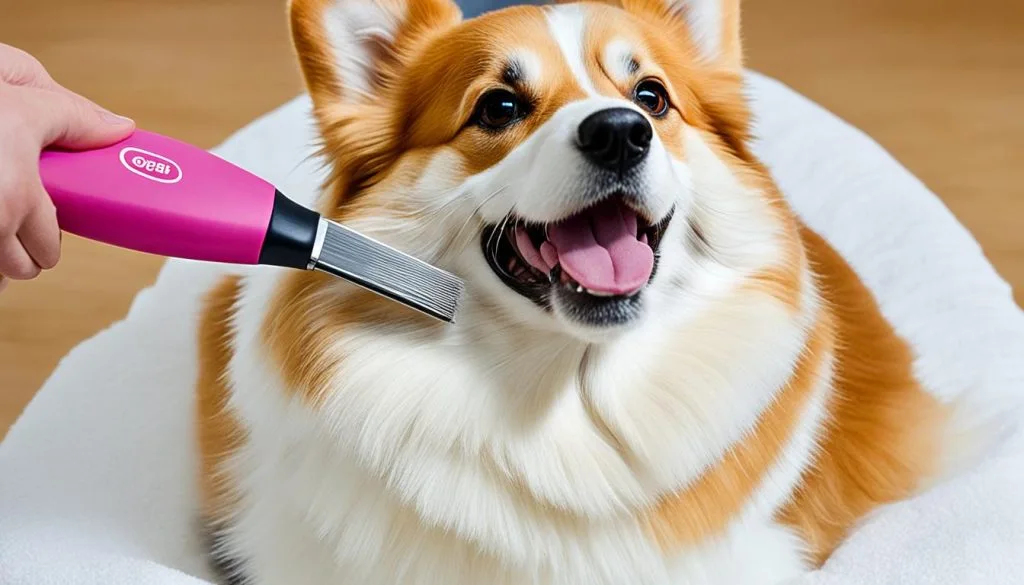 de-shedding brush