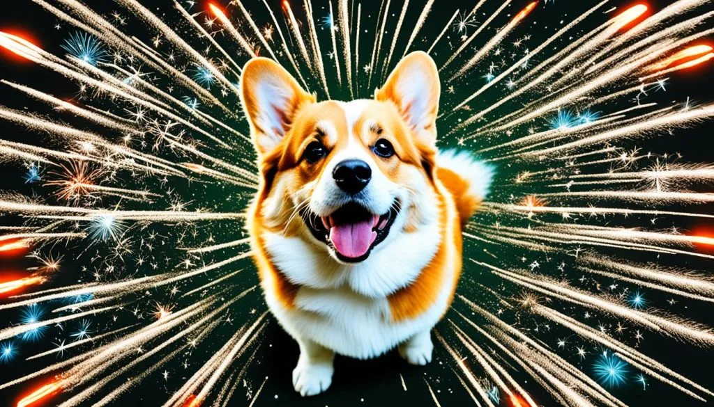 desensitizing corgis to loud noises