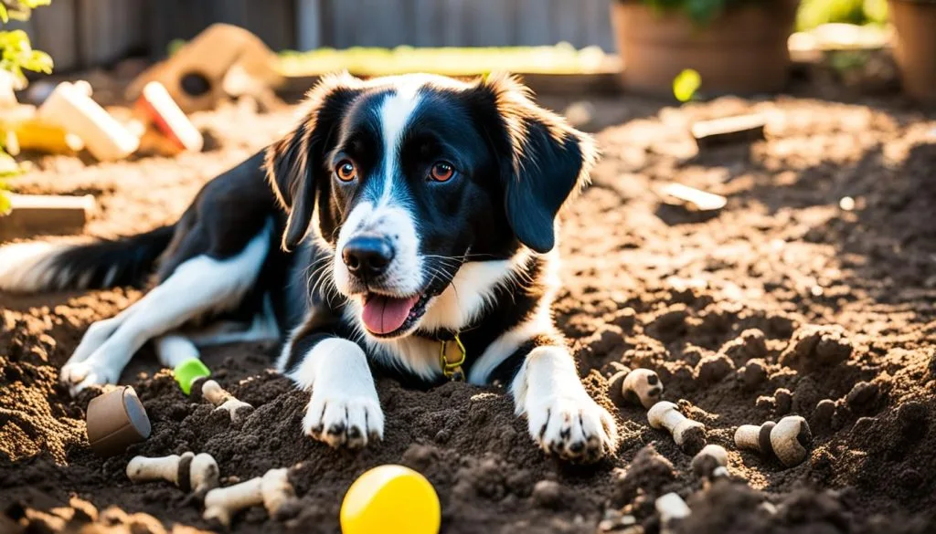dog digging behavior
