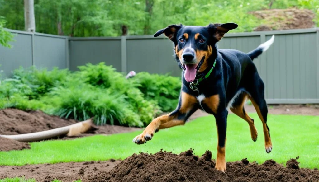 dog digging behavior