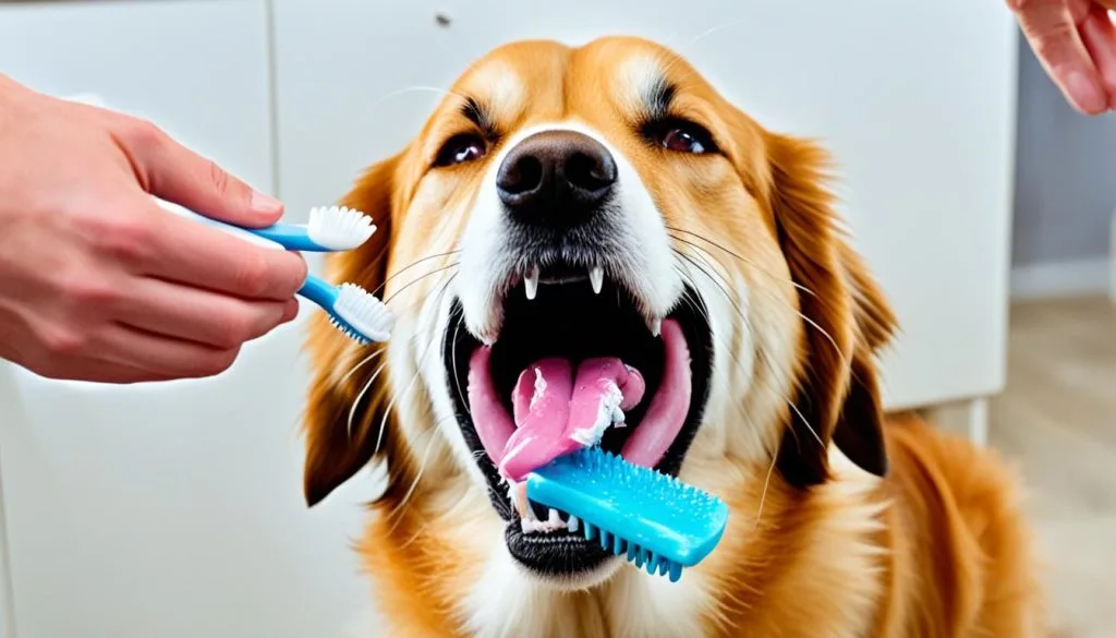 dog toothbrushing technique