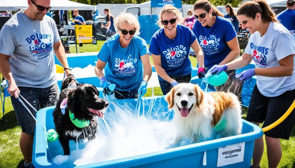 dog washing