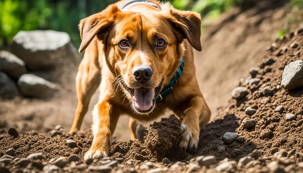 dogs dig to hunt