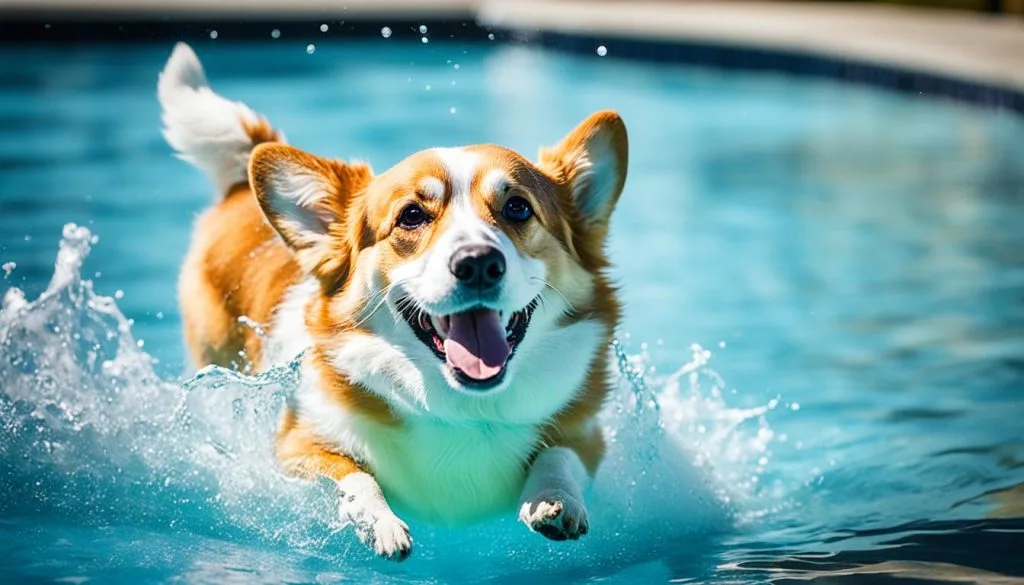 elderly corgi fitness