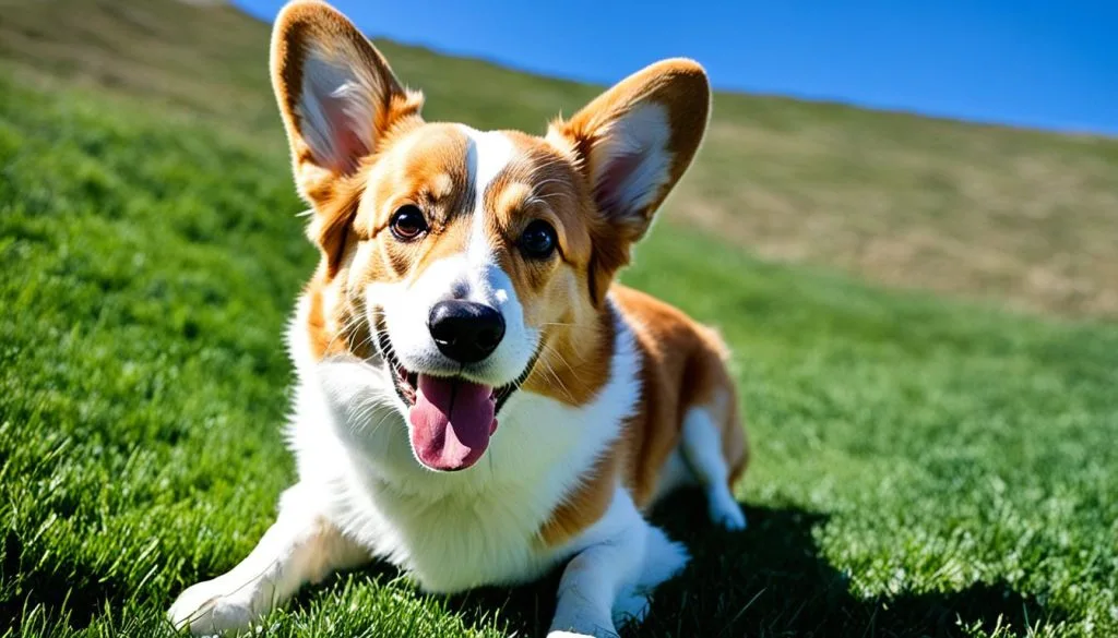 elderly corgi fitness