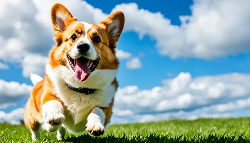 energetic dog