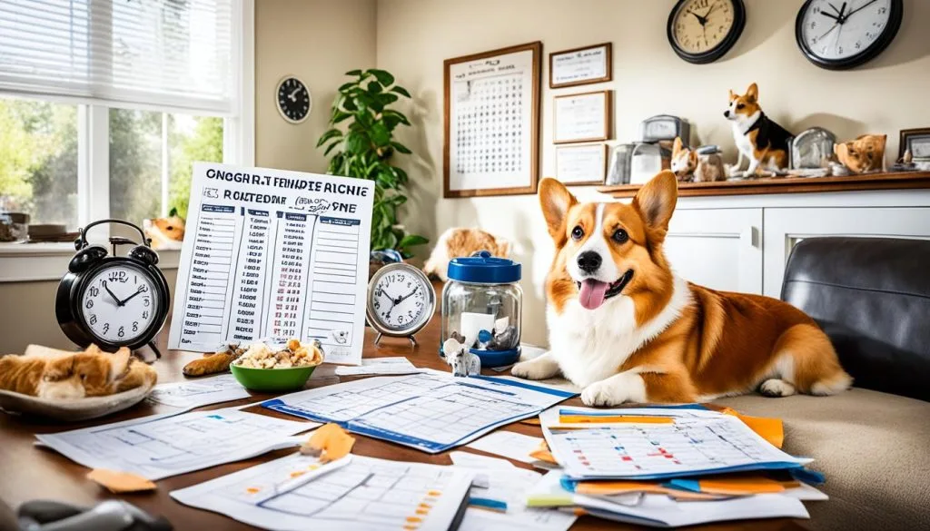 establishing a routine for multi-pet homes