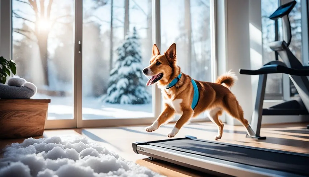 exercising indoors