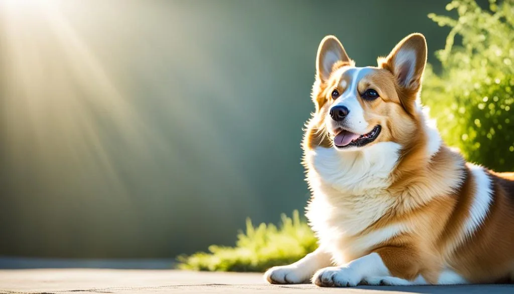 glossy dog coat