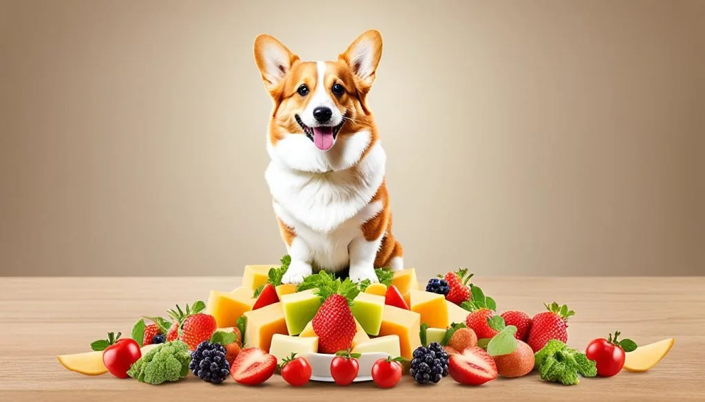 healthy corgi treat