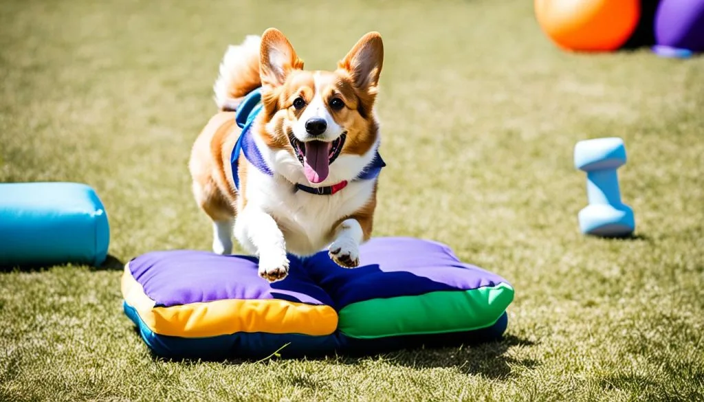 indoor corgi exercises