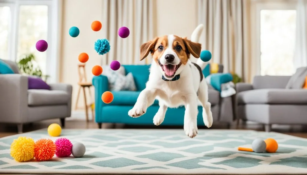 indoor dog exercise