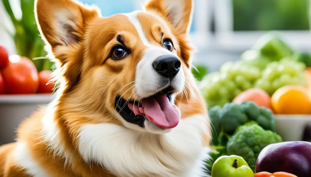 monitoring corgi's health on raw diet