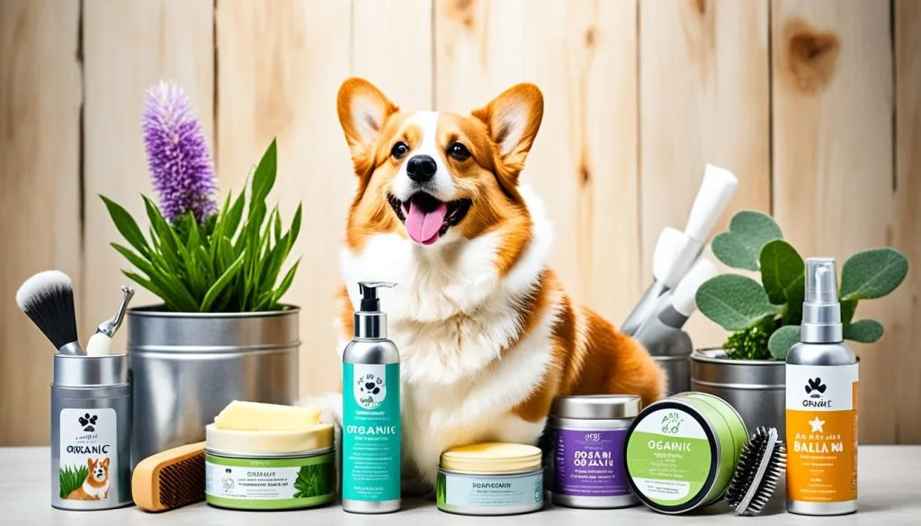 organic grooming essentials for corgis