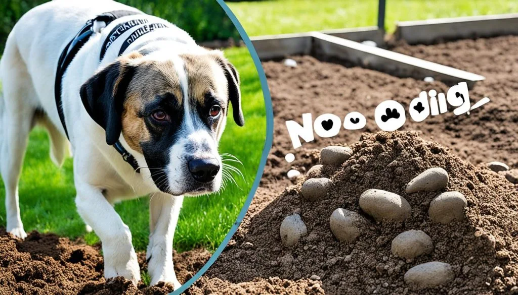 prevent dog from digging