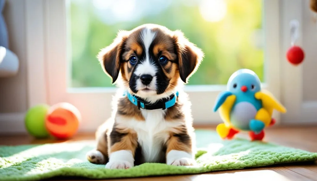 puppy alone time