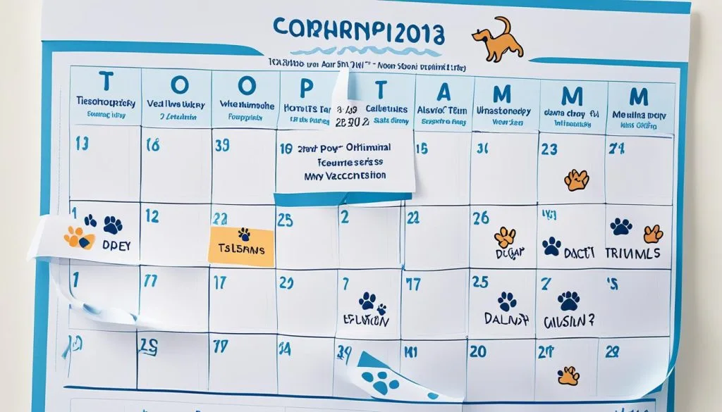 puppy vaccinations schedule