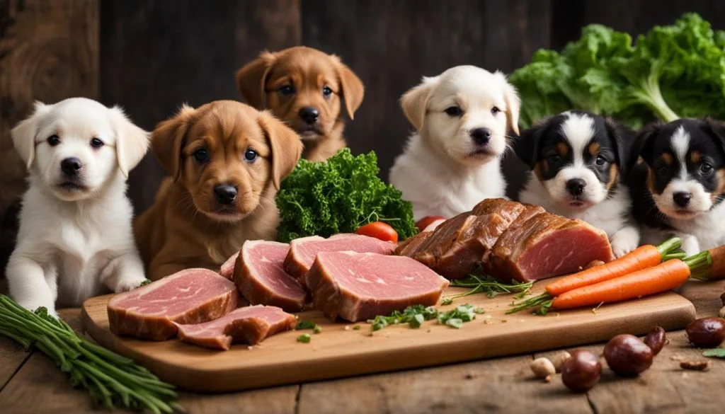 raw food diet for Welsh puppies