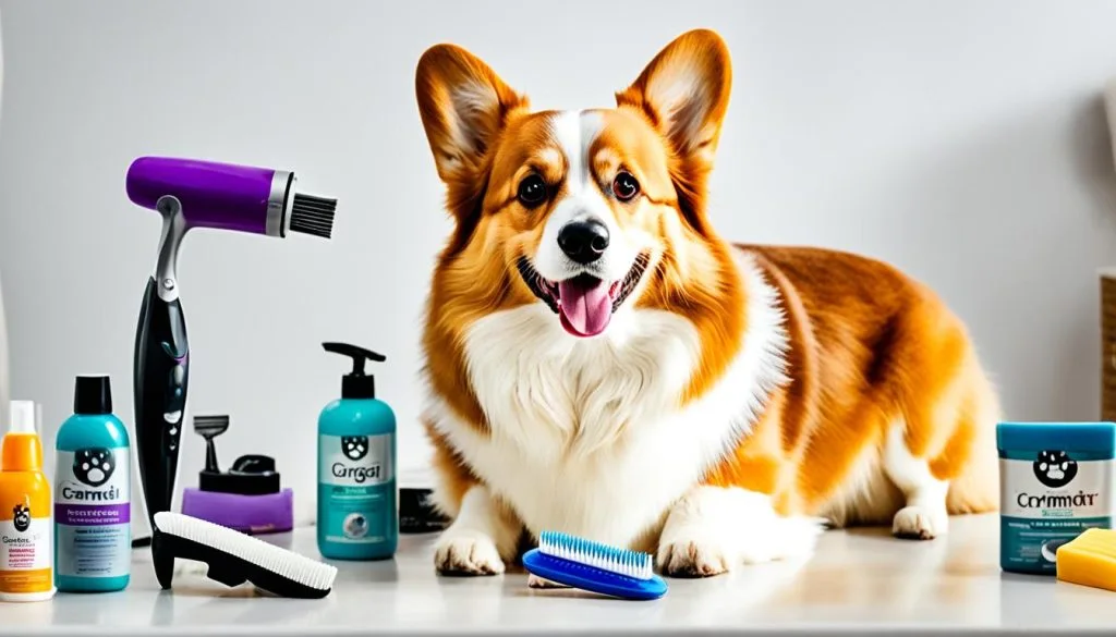 reducing corgi shedding
