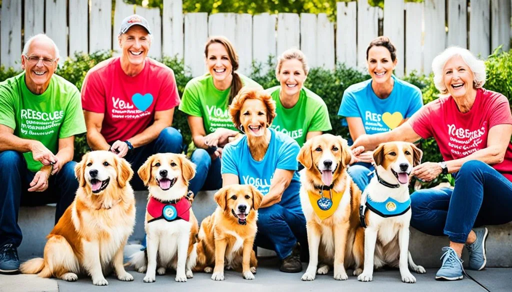 rescue dog volunteer program
