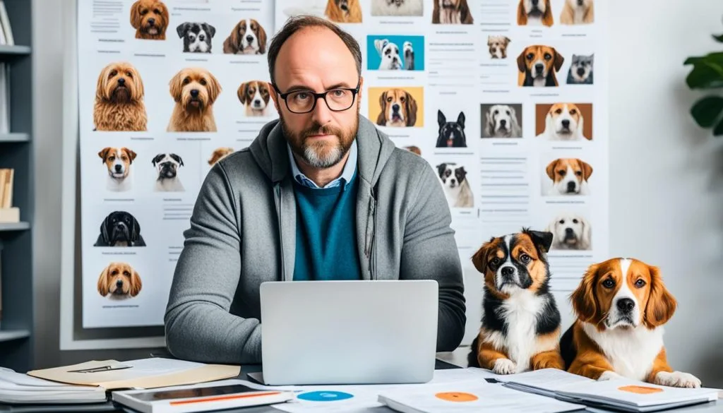researching dog breeds