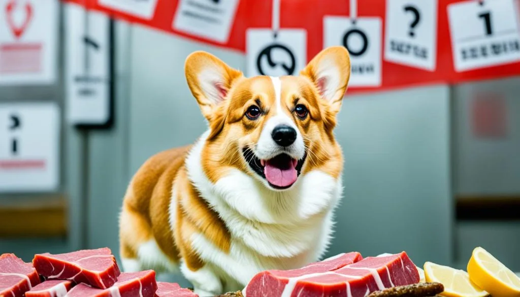 risks of raw food diet for corgis