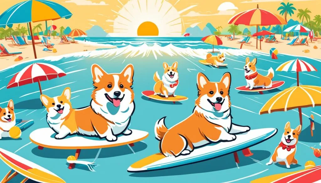 schedule of events for corgi beach day