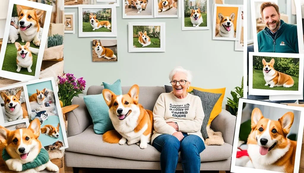 senior corgi adoption image