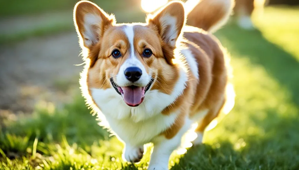 senior corgi exercise