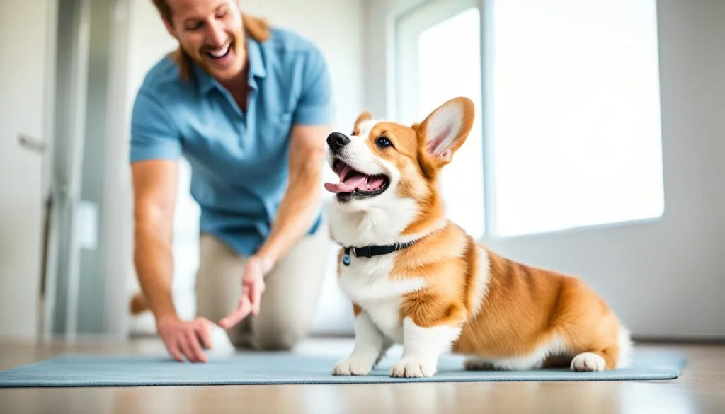 short training sessions for corgi puppies