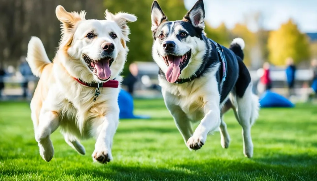socializing adult dogs