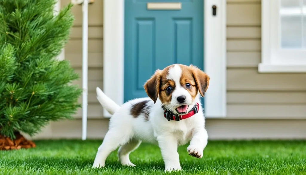 tips for potty training a young dog