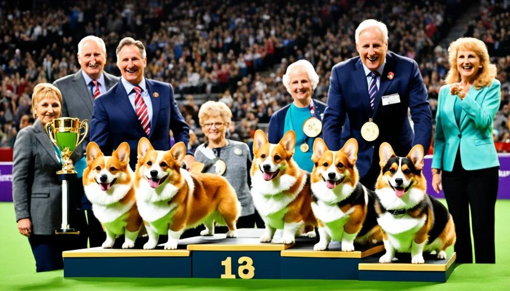 triumph in dog competitions